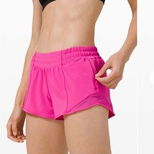 Lululemon Athletica Hot Pink Athletic Shorts